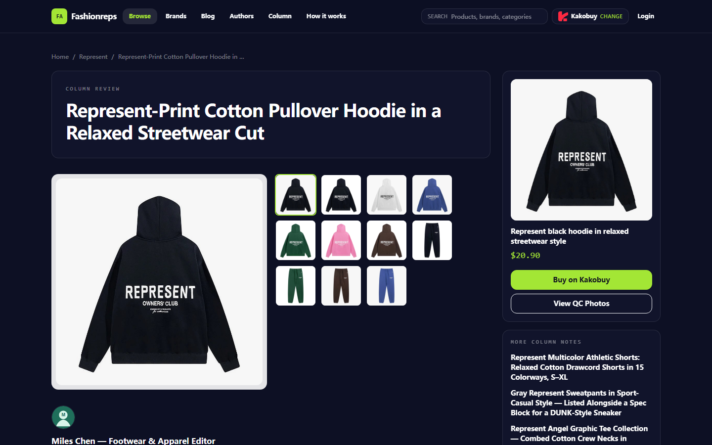 Represent Hoodies: Cross-Check with Spreadsheets