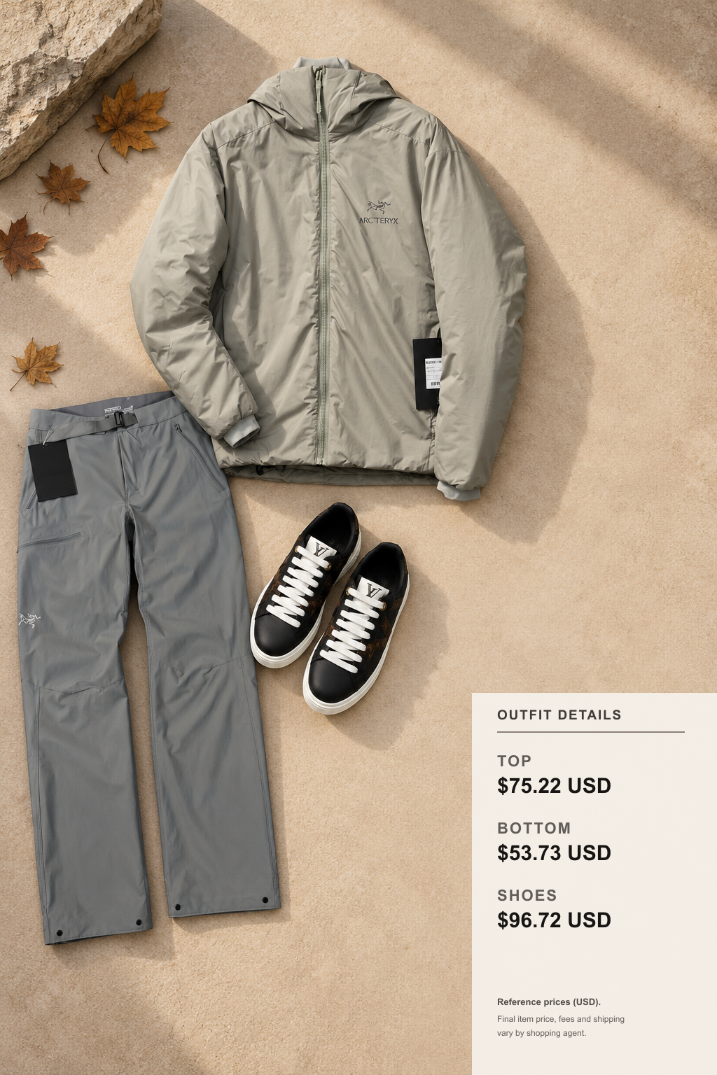 stussy Jacket Styling: 3 Fall-Winter Variants outfit 2 editorial flat lay for kakobuy