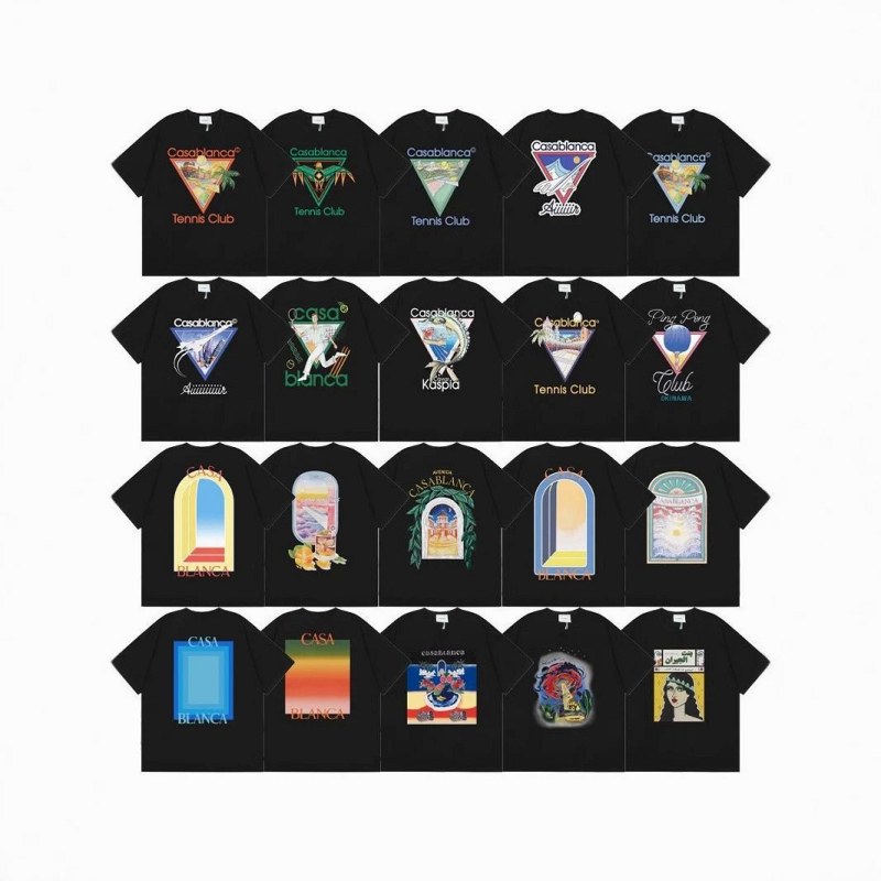 Casablanca Graphic Print Black T-Shirt Review: 250 g Cotton, Tested at $8.81