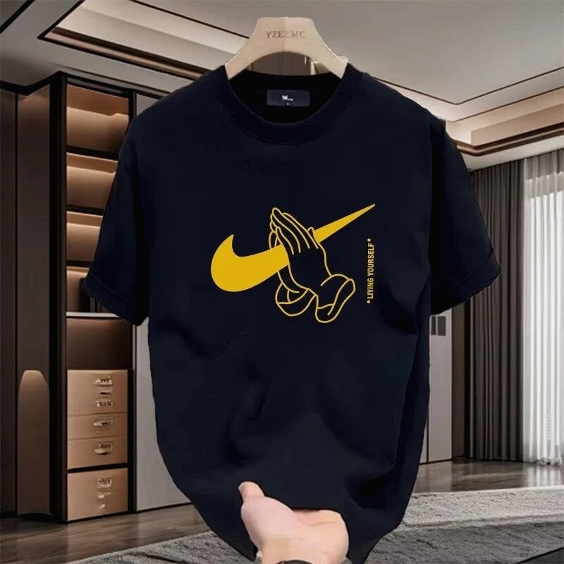 Nike Black Praying-Hands Tee Review: What a $4.18 Cotton Crew Costs Once Agent Fees and Shipping Land