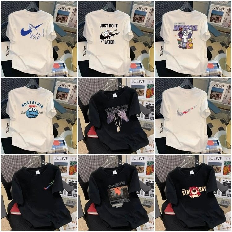 Nike Classic Logo Printed T-Shirt Review: 30 Prints, Sizes L–5XL, One Loose Cut