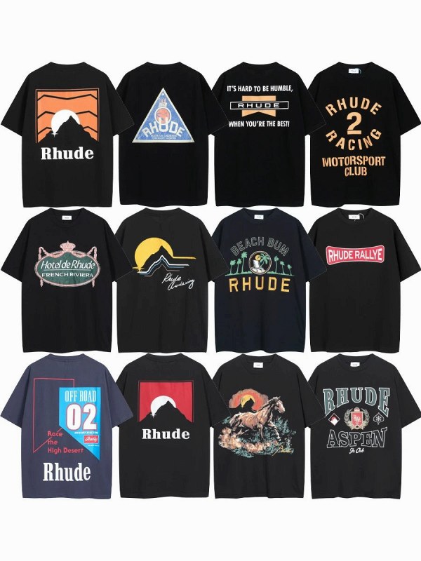 Rhude "Dark" Series T-Shirt Collection Review: A $8.36 Printed Cotton Tee, Tested