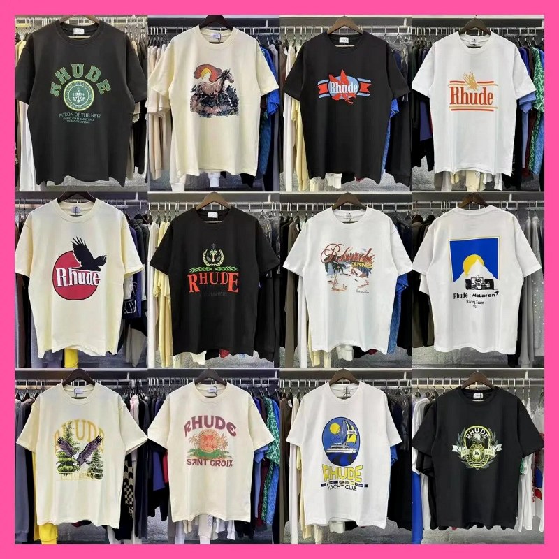 Rhude Streetwear T-Shirt Collection Review: 220g Long-Staple Cotton, Hands-On Tested